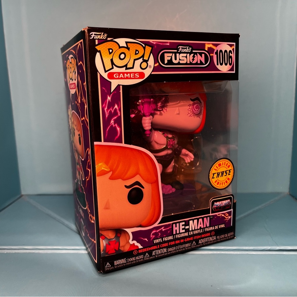 Funko Pop! Games 1006 - Funko Fusion - MOTU He-Man (Eddi-fied) Chase Figure